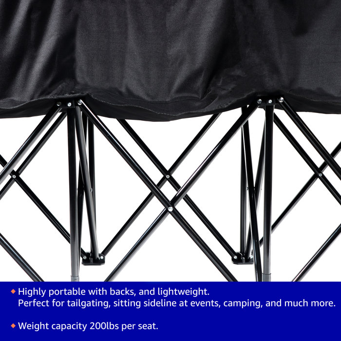 Trademark Innovations Folding Camping Bench Wayfair